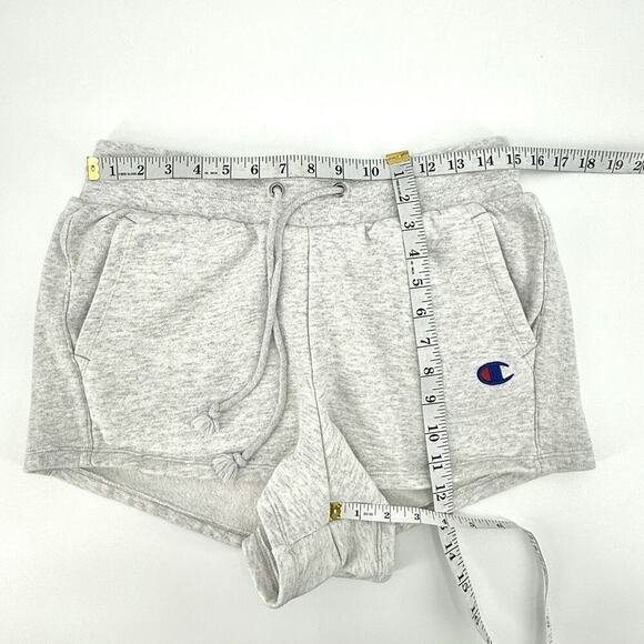 Champion Womens Size Large Reverse Weave Grey Athletic Shorts Gym Athleisure - Picture 6 of 7